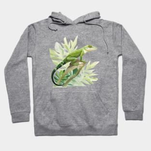 Green Anole Hoodie